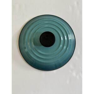 Le Creuset Teal Blue Round Pot Lid Only Replacement